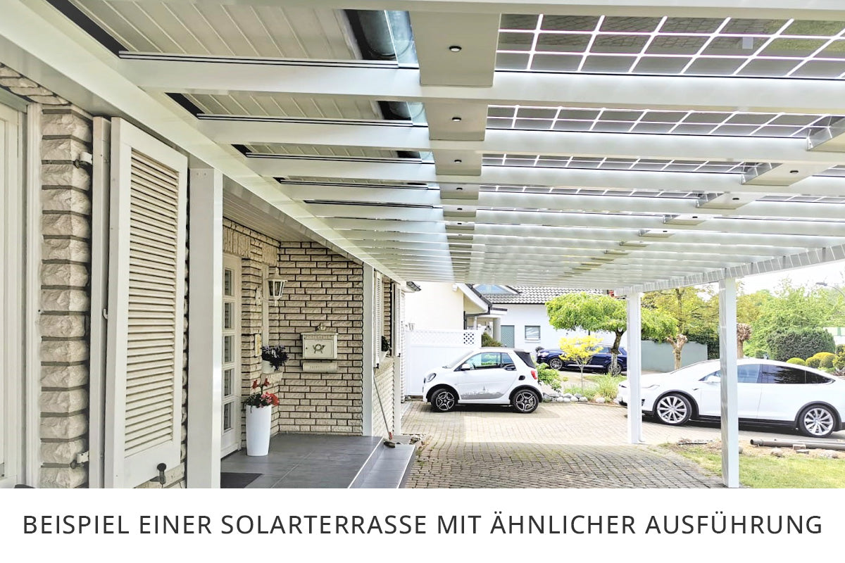 Aktion: Premium Solarterrasse 6,63 m (B) x 3,10 m (T)