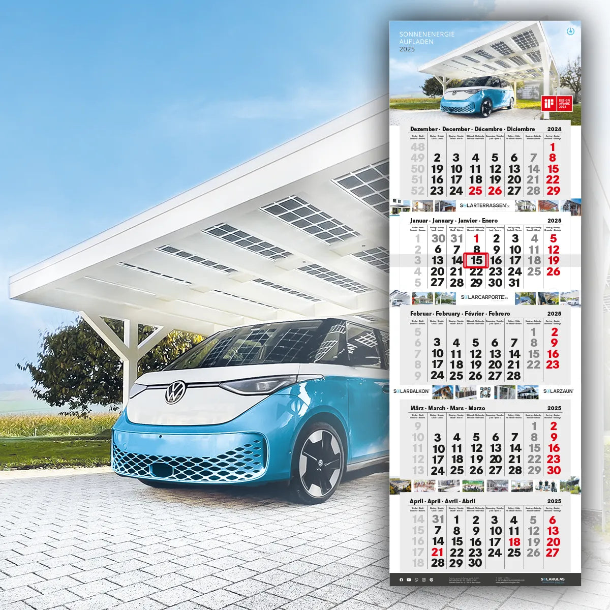 XXL Wandkalender 2025