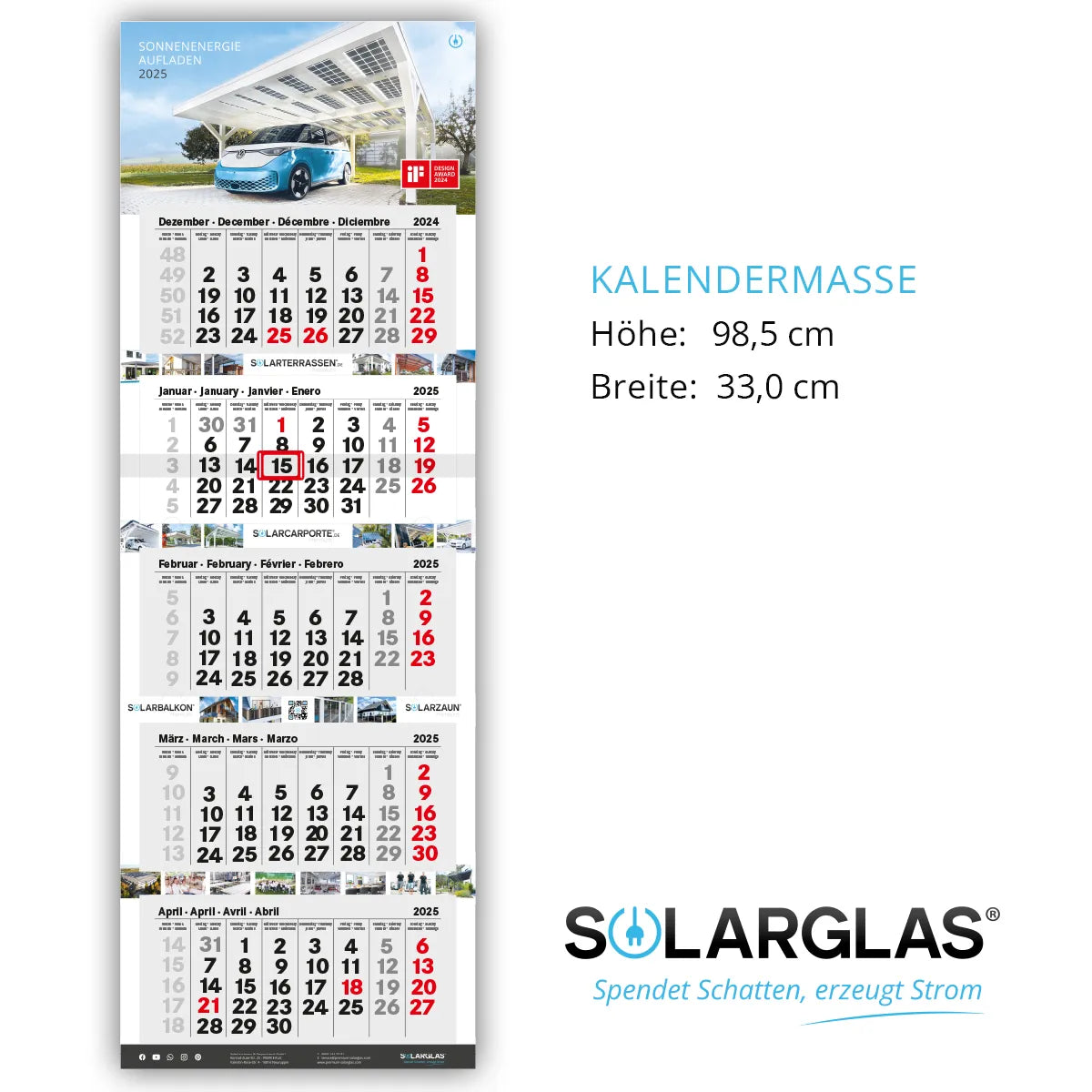 XXL Wandkalender 2025