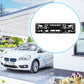 Solarglas Kennzeichenhalter