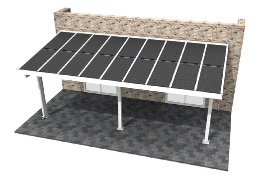 Aktion: Premium Solarterrasse 6,63 m (B) x 3,10 m (T)