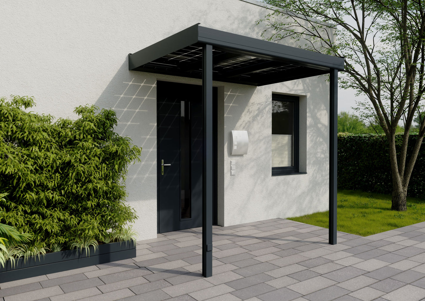 PREMIUM SOLARVORDACH · 2,25 m breit