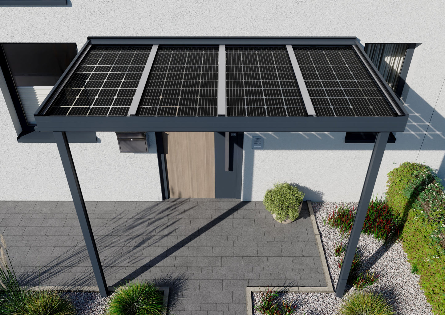 PREMIUM SOLARVORDACH · 3,00 m breit