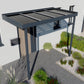PREMIUM SOLARVORDACH · 3,00 m breit