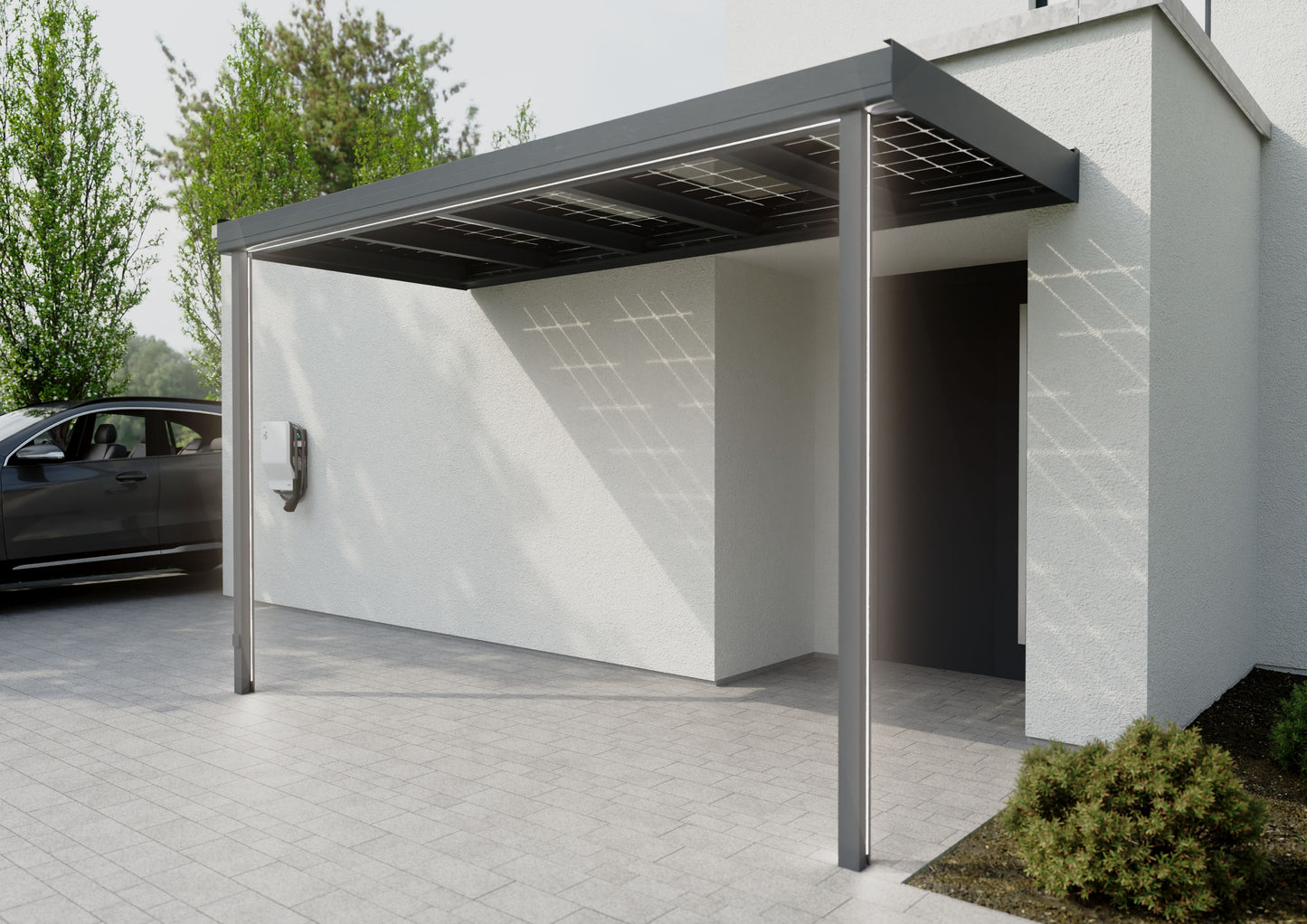 PREMIUM SOLARVORDACH · 3,73 m breit