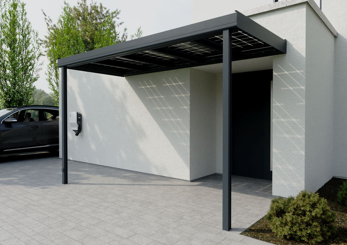 PREMIUM SOLARVORDACH · 3,73 m breit