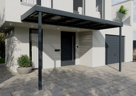 PREMIUM SOLARVORDACH · 4,46 m breit