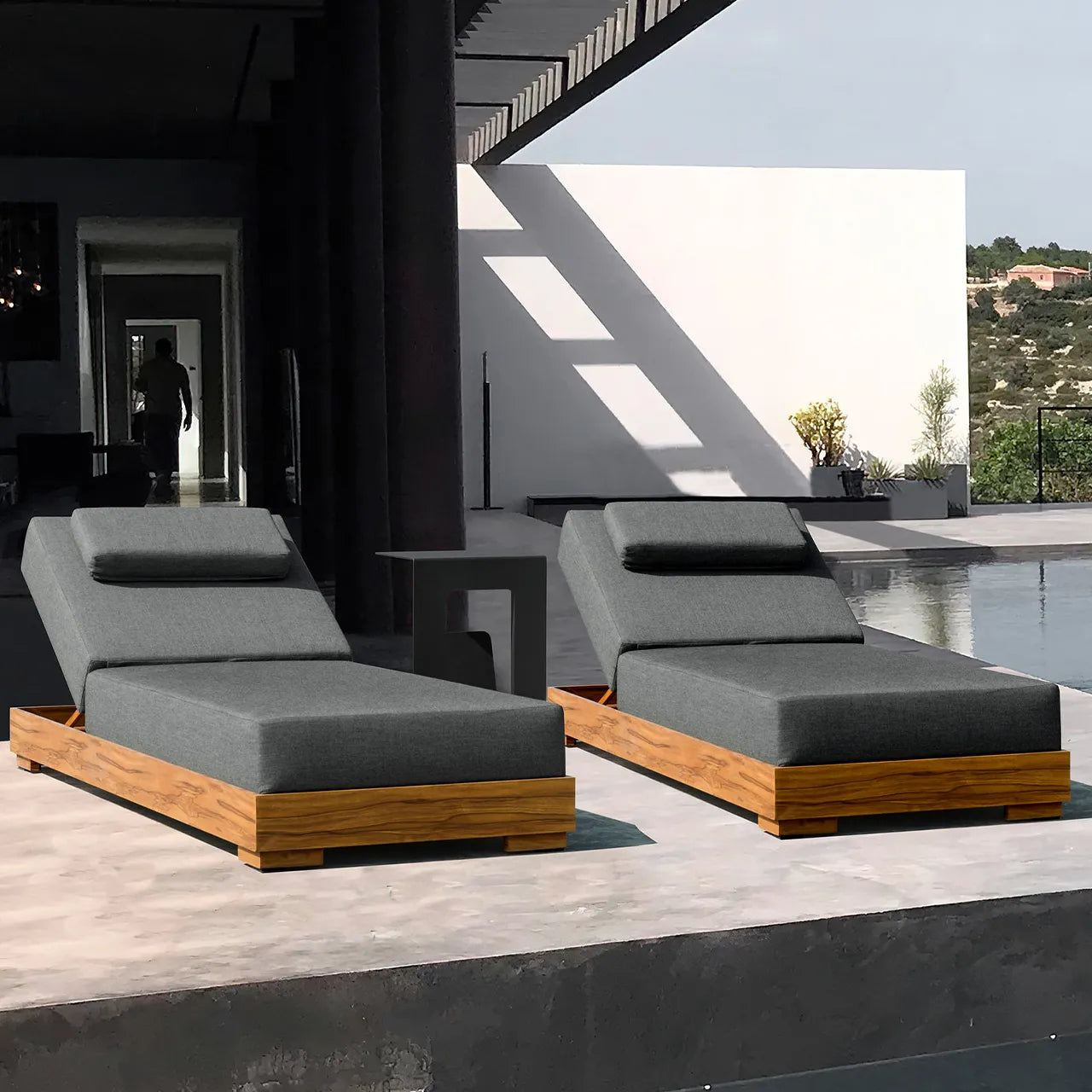 PREMIUM SONNENLIEGE FÜR SOLARTERRASSE & GARTEN