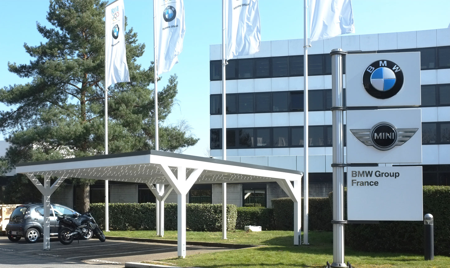 Solarcarports für Firmenkunden - Preise zzgl. Mwst. und zzgl. Montage / Fundamente.