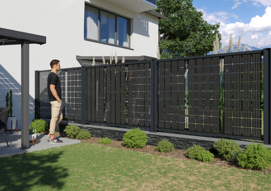 Solarzaun 2.30 m Breit